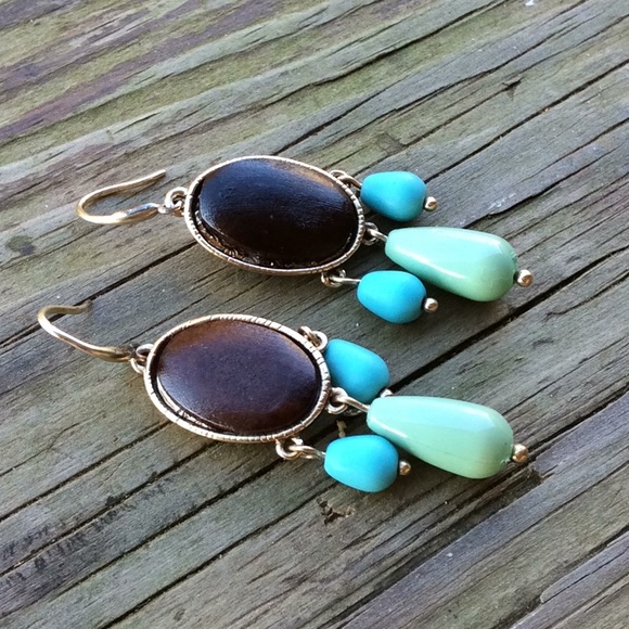 Monet Statement Earrings - Picture 2 of 8